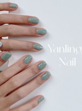 燕翎盈清02透甲油胶果冻冰透色美甲裸色半透薄荷蓝绿宝蓝色12ml