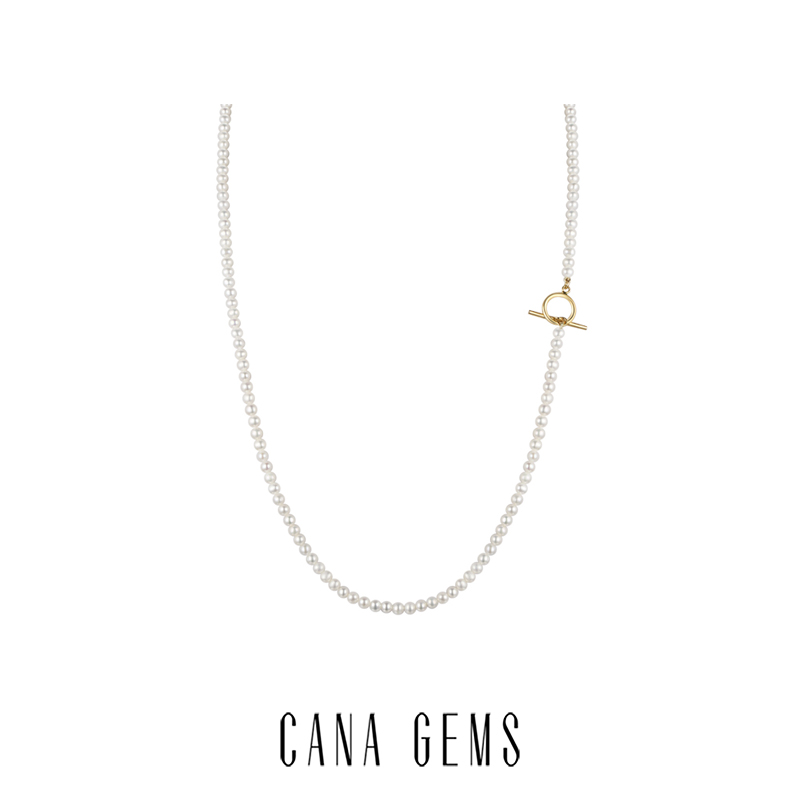 CANAGEMS铜镀金淡水珍珠