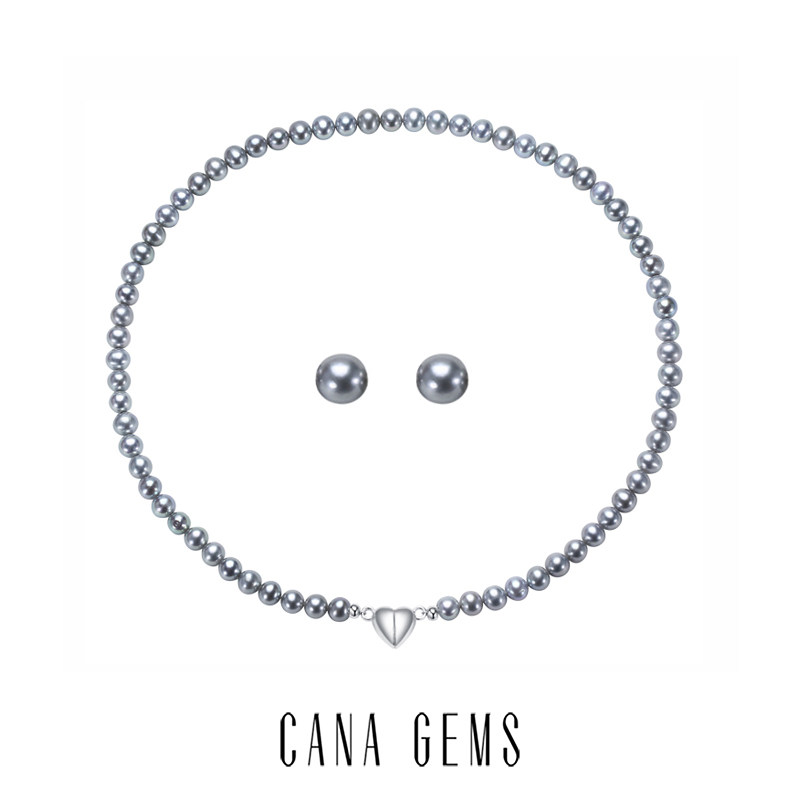 CANAGEMS铜镀金淡水珍珠