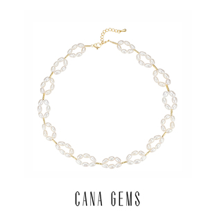 小众轻奢高级感小米珠锁骨链配饰 气泡珍珠项链 PD0371 GEMS CANA