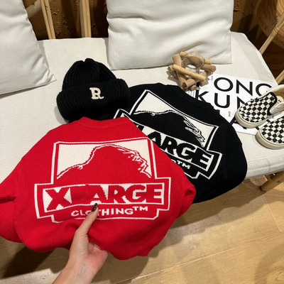 新年服儿童红色毛衣潮双层加厚羊毛衫男童拜年衣服加绒加绒加厚