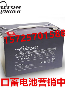 NEUTONPOWER蓄电池NPDC12900直流屏UPS电源应急系统用12V90AH电池
