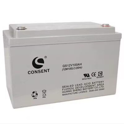 CONSENT光盛正品蓄电池GS12V100AH医疗器械12V100AH直流屏UPS电源