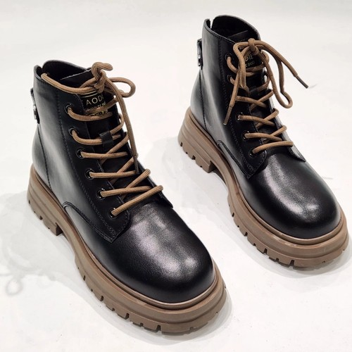 6122916黑色牛皮马丁靴码全超值秒杀绒布里清版秒杀