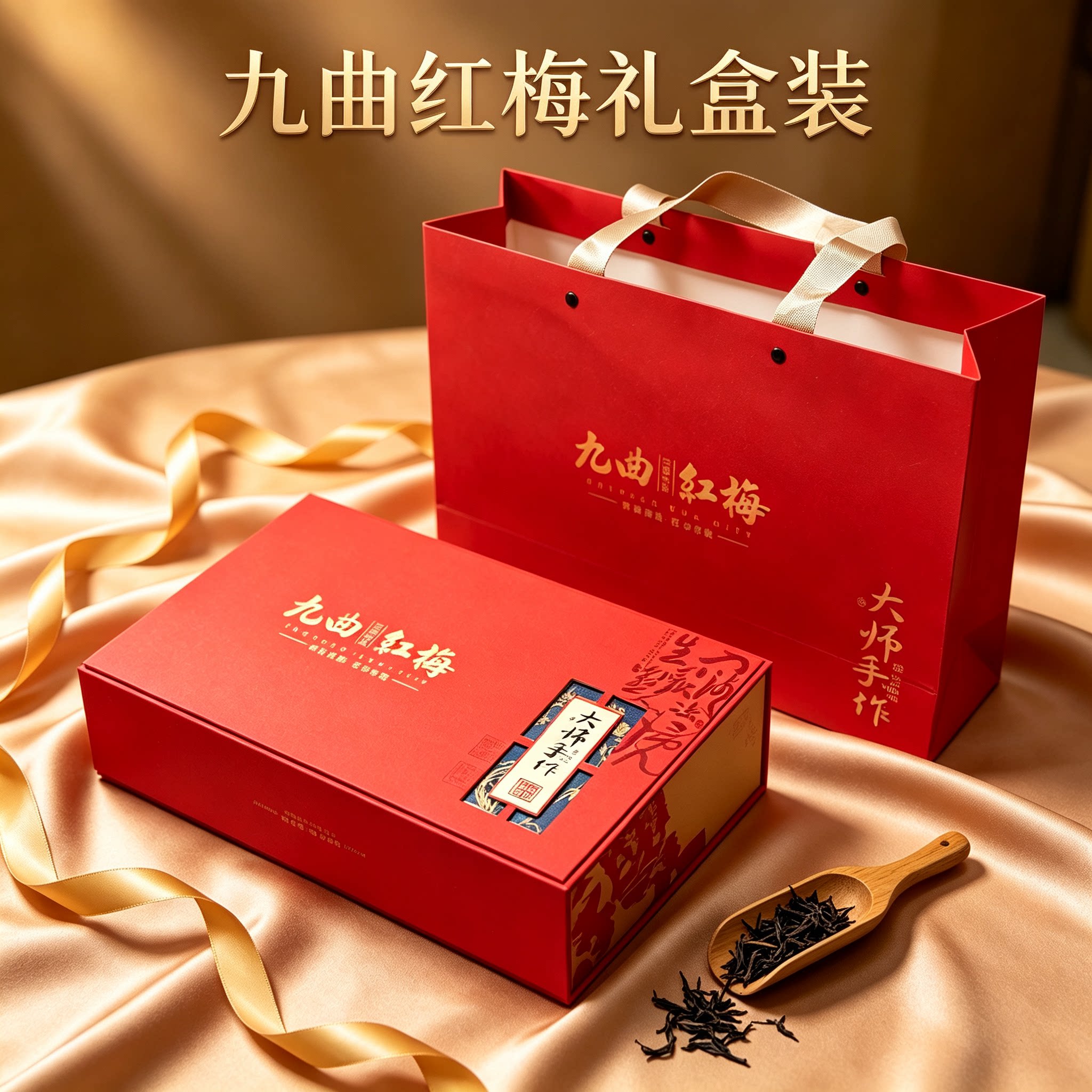 礼盒装2026年杭州红茶九曲红梅茶龙花香甘醇坞高山红茶正宗茶叶坞