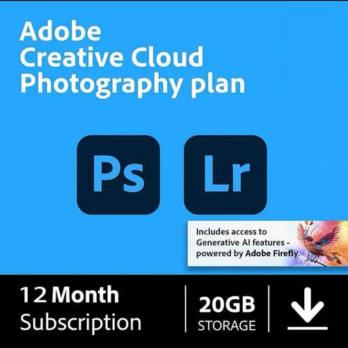Adobe摄影师计划ps2025软件年费激活Lightroom/Photoshop订阅M123