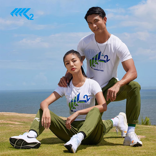 K2马拉松运动速干印花T恤