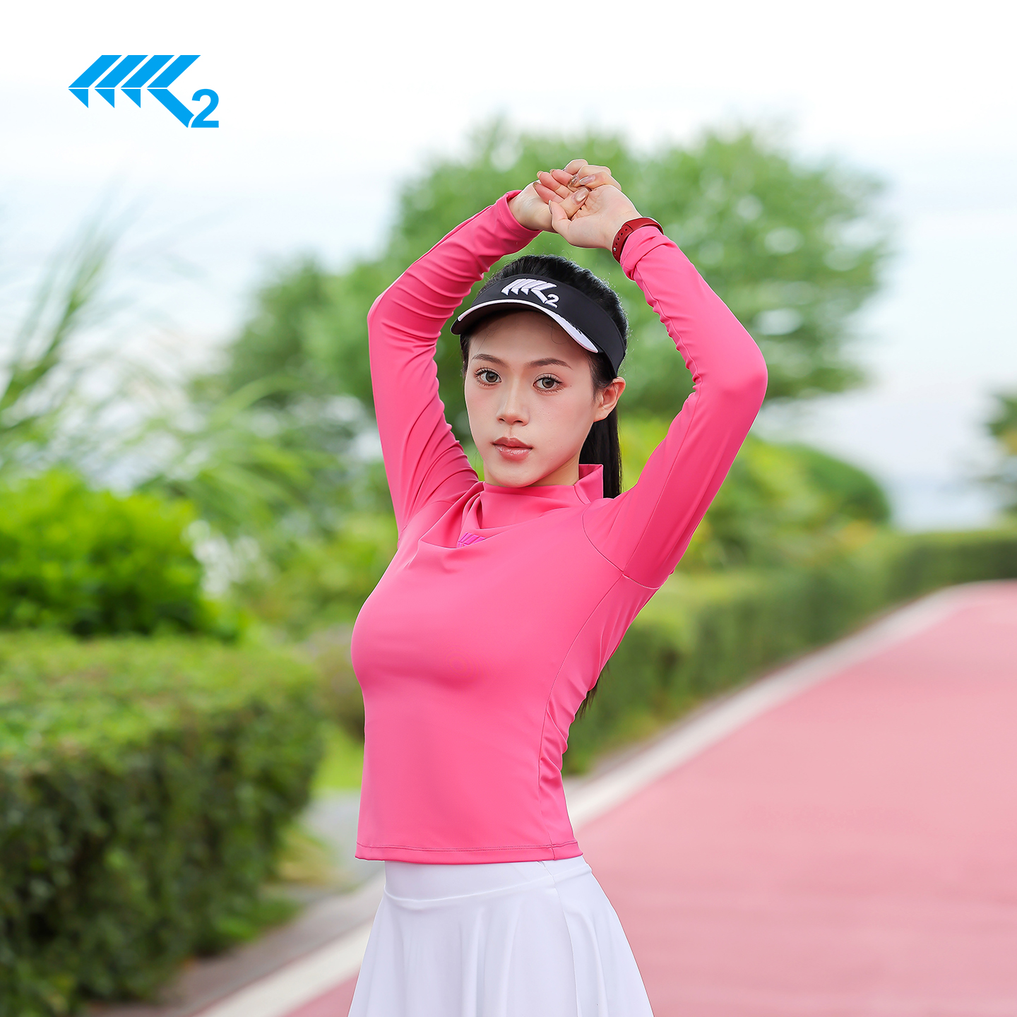 K2长袖女士吸汗速干T恤