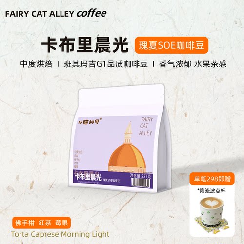 仙猫胡同卡布里晨光瑰夏咖啡豆
