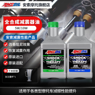 美国安索进口高性能全合成摩托车减震油5W 10W避震器前叉油专用油