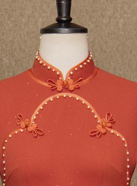 晚风盈秀-（隆佳秀走秀旗袍111595）