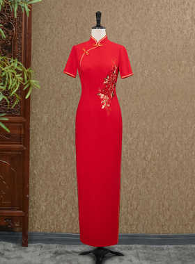 落红影中-（隆佳秀走秀旗袍111295）