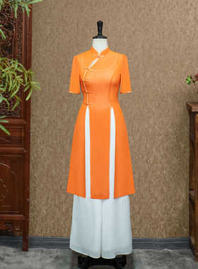 梦霞光上衣-（隆佳秀走秀旗袍111949）