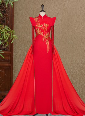 霞光满天-（隆佳秀走秀旗袍112012）