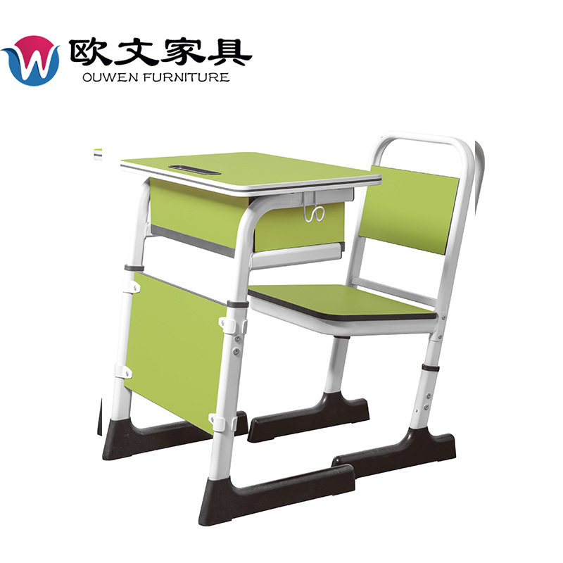 学校教室中小学初中高中学生学习桌椅套装 培训辅导补习班课桌椅