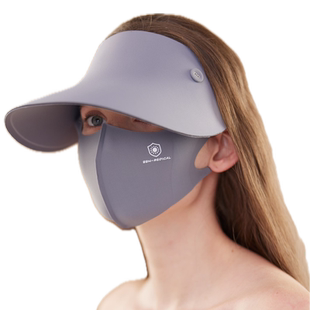 BBN温布尔顿连帽防晒面罩脸基尼防紫外线暴晒全脸遮光冰丝口罩