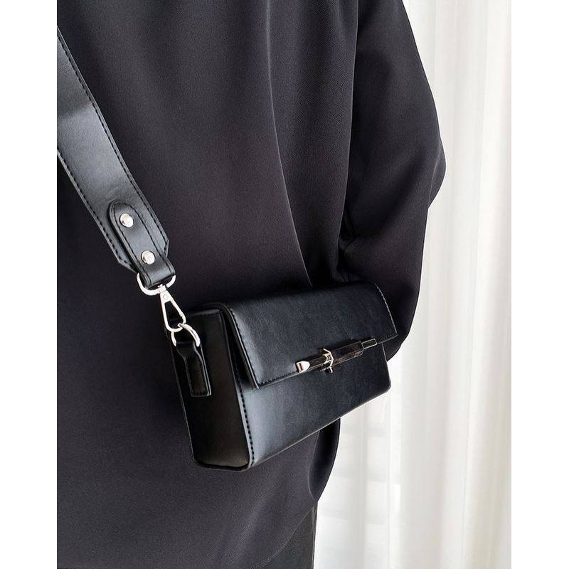 轻奢高级感金属锁扣盒子包ins中性风男女斜挎小包潮流手机小方包,箱包皮具/热销女包/男包,男士包袋,淘宝优惠券,粉丝福利购,淘宝优惠卷