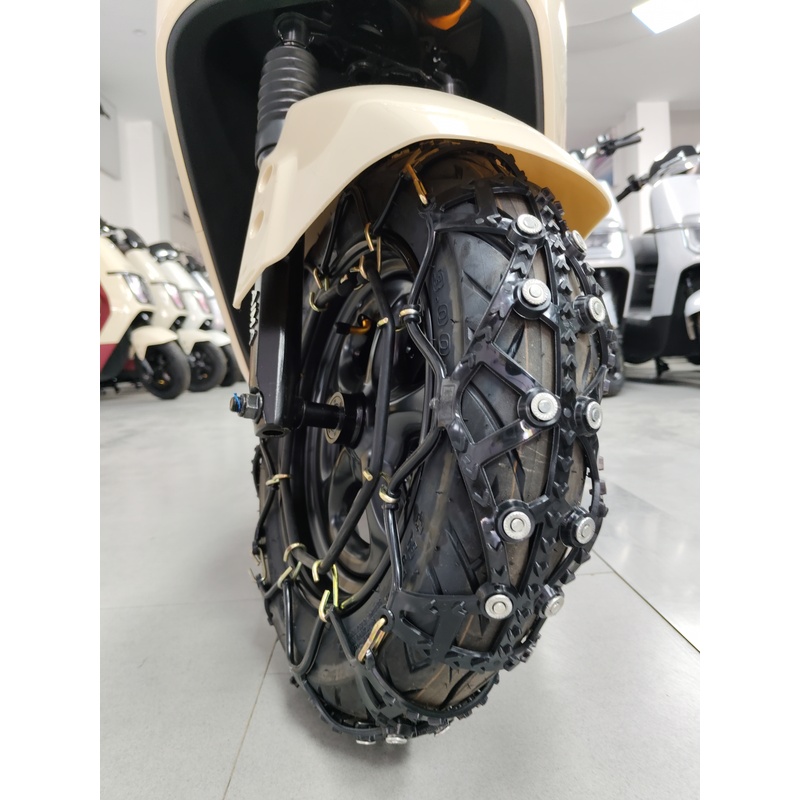 新款电动车防滑链雪地二轮三轮四轮电动车牛筋防滑链冬季外卖小哥