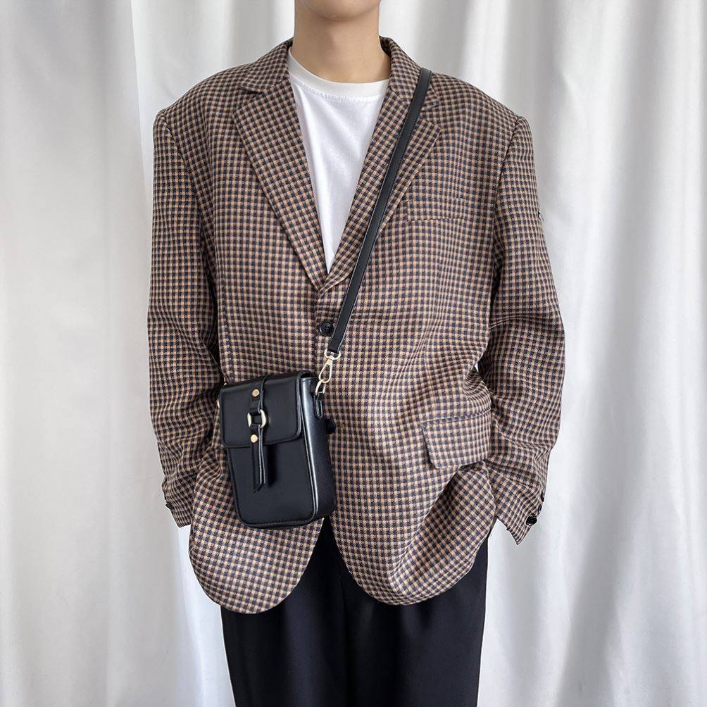 韩版简约竖款手机包皮质侧肩小包男翻盖盒子包ins风斜跨小方包潮,箱包皮具/热销女包/男包,男士包袋,淘宝优惠券,粉丝福利购,淘宝优惠卷