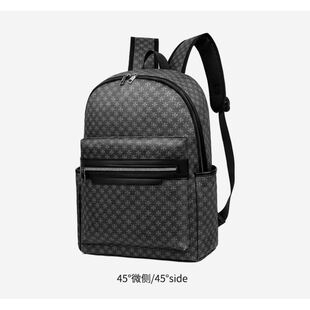 背包男士双肩包高级感通勤电脑包男款休闲高颜值大学生书包男