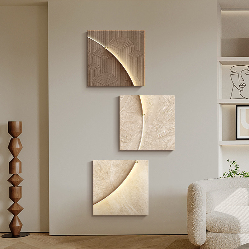 现代简约玄关装饰画抽象画艺术挂画轻奢高级感入户门走廊过道壁画