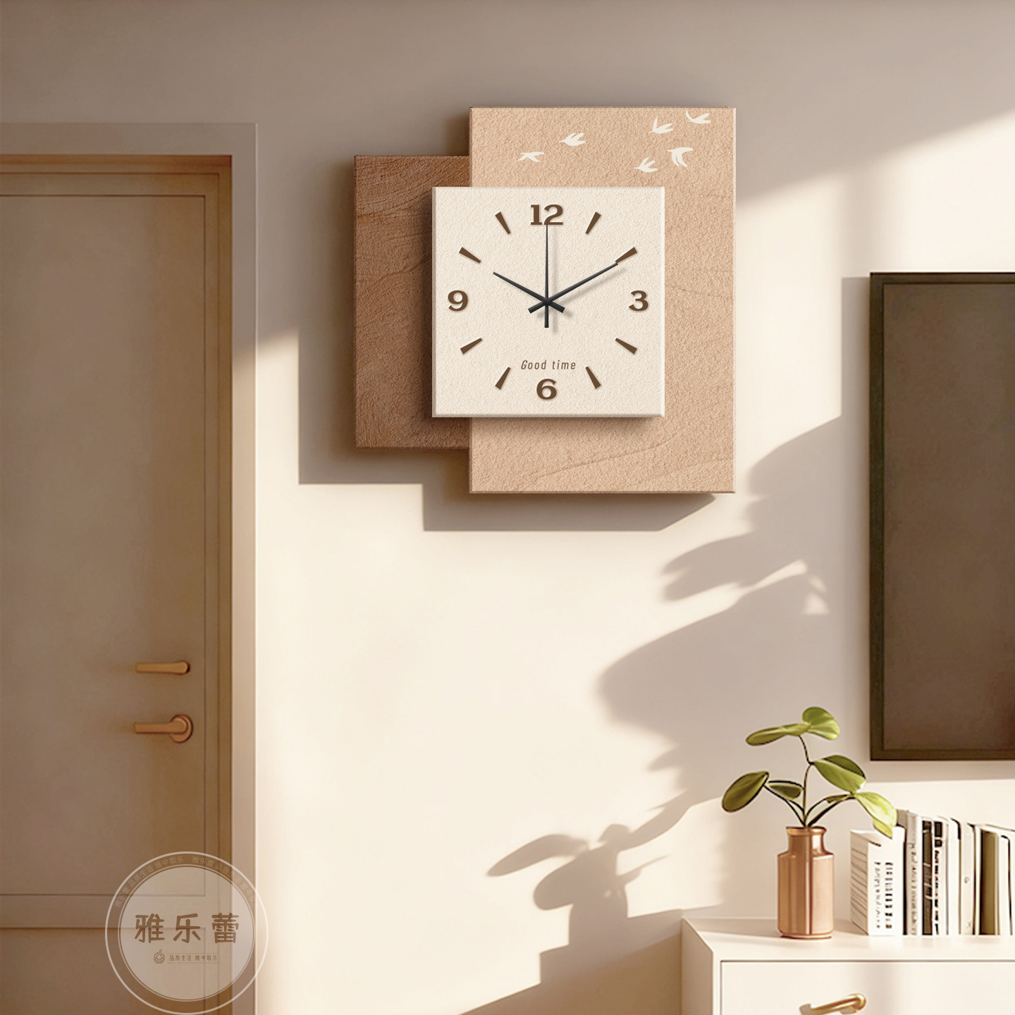 中古风创意时钟挂墙2025新款