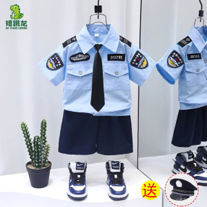 【热销好评榜】儿童警察服套装