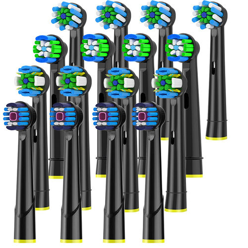 适配Oralb欧乐B电动牙刷头黑通用
