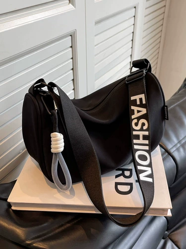 Вместительный и большой нейлоновый шоппер для отдыха, сумка на одно плечо, бретели, ремешок для сумки, подушка