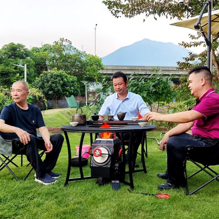 科烘柴火炉户外便携可拆卸圆形网桌子配庭院子碳钢可折叠家用大号,户外/登山/野营/旅行用品,户外桌子,淘宝优惠券,粉丝福利购,淘宝优惠卷