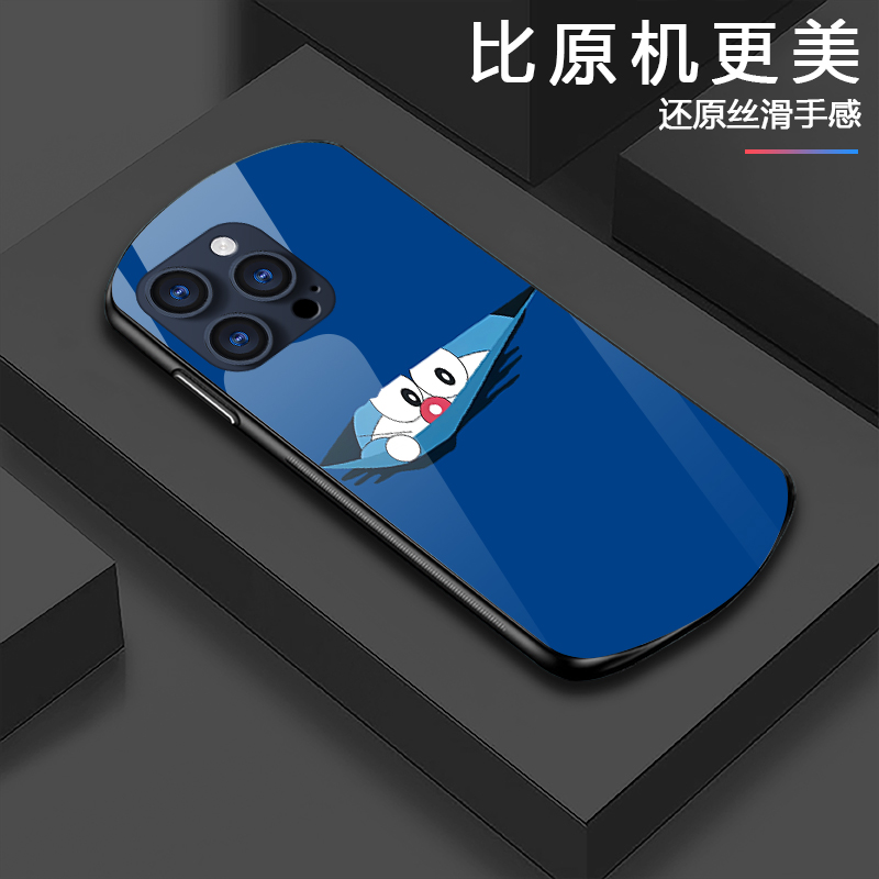 DZ适用荣耀200Pro手机壳新款100玻璃90卡通70pro简约80蓝色叮当猫50全包防摔30高级感magic6时尚x60个性50男