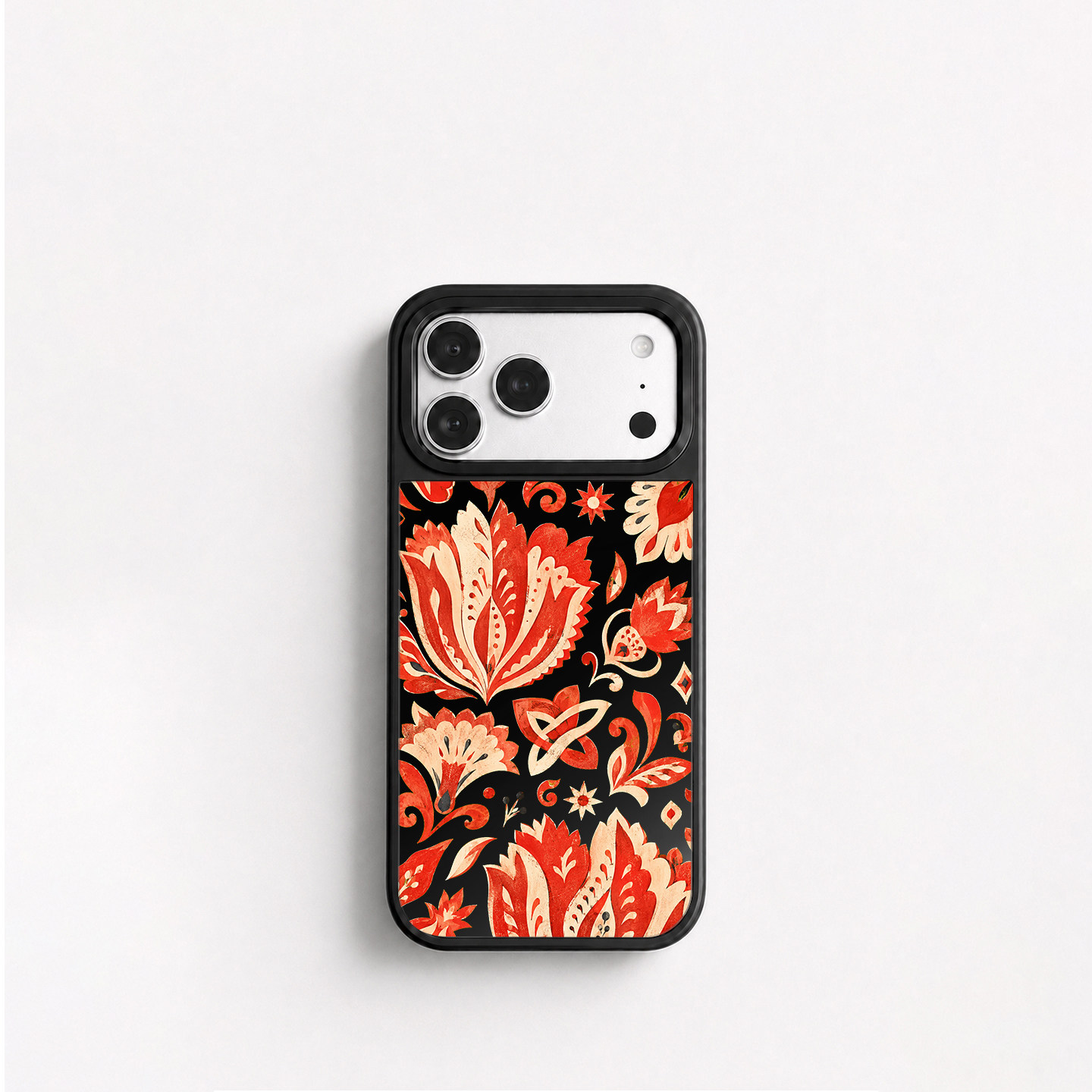 适用苹果17promax新款手机壳Magsafe磁吸iPhone16复古红莲15plus镜面高级14小众13Pro防摔苹果Air创意保护套