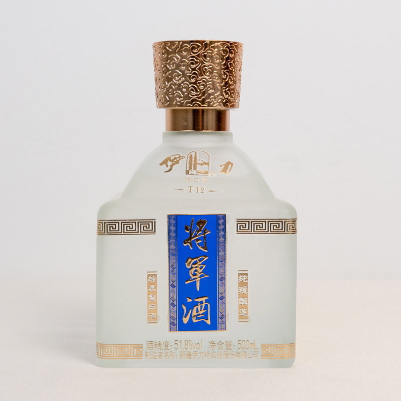 伊力将军白酒51.8度500ml绵柔型白酒礼盒装1瓶