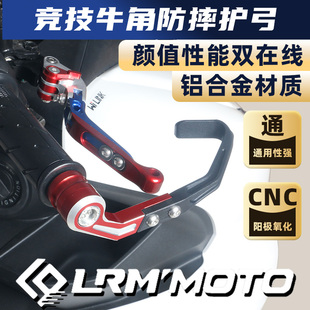适用张雪500RR护手弓赛600 春风450SR 675SR 凯越 GSX250改装牛角