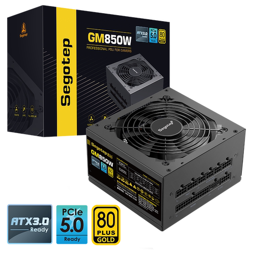 鑫谷GM750W850WATX3.0电脑电源金牌全模组台式机电源白色主机电源
