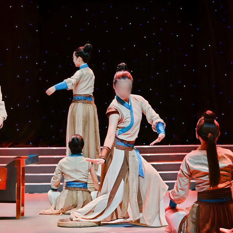 北京市学生艺术展演《奕》古典舞群舞同款舞蹈演出表演服专业定制