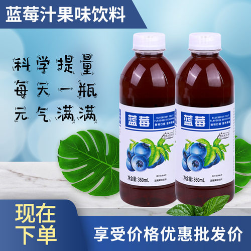蓝莓汁整箱360ml小瓶装网红爆款夏季常备果味饮料夏解渴饮品