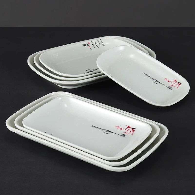 凯柏雅密胺长方盘子商用