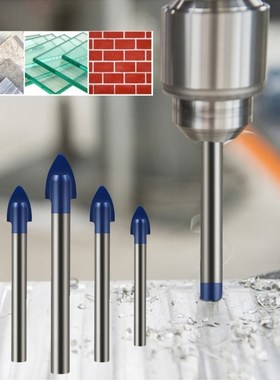 5pcs Triangular Drill Bit Glass Tile Cement Wall Perforation