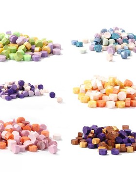 100pcs Envelope Postcard Wax Seal Stamp Pill Vintage Octagon