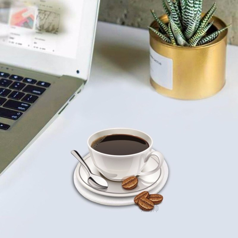 6pcs/set Custom your Like Coaster Cup Drinks Holder Mat Tabl