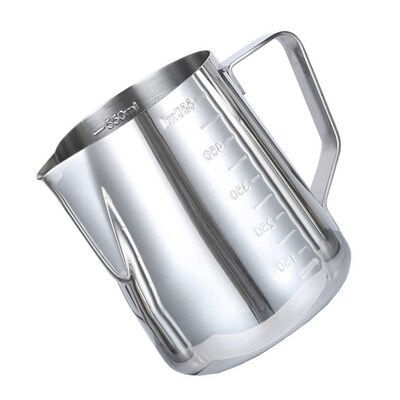 Stainless Steel Milk frothing Jug Espresso Coffee Pitcher Ba