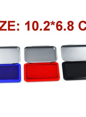 red blue black ink paste Calligraphy Pad Stamp Vermilion ink