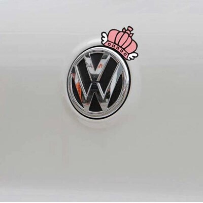 Vw logo decoration trill individuality creative cute rear