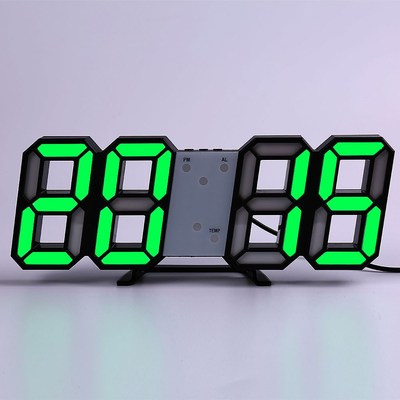 Wall Clock Watch Clock 3D Led Digital  Modern Design  Living