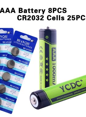 8pcs New AAA Rechargeable Battery 1.2V 1900mah Ni-mh Batteri