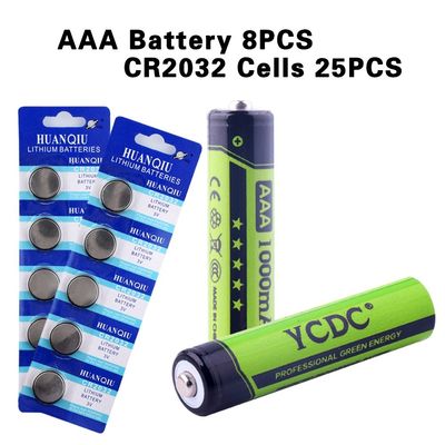 8pcs New AAA Rechargeable Battery 1.2V 1900mah Ni-mh Batteri