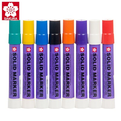 8pcs  Solid Marker XSC Industrial Pen Paint Pen High Tempera