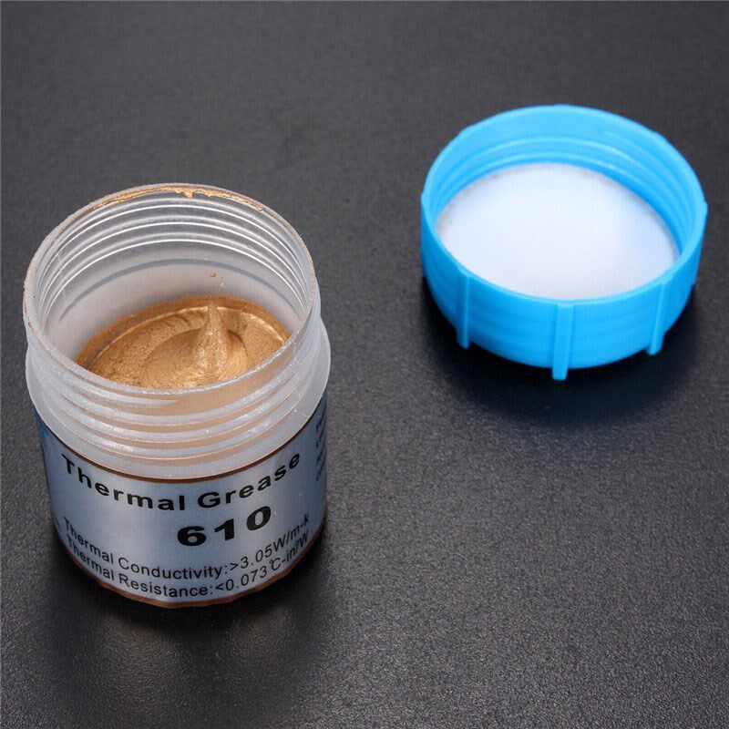 1pc hy610 10g golden thermal grease silicone grease conducti