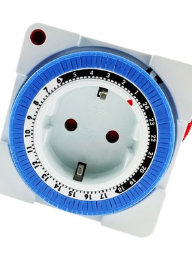 24 Hours Timer Switch Timer Plug in Mechanical Grounded Prog